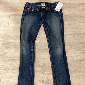 True Religion Stella Low Rise Skinny Jeans